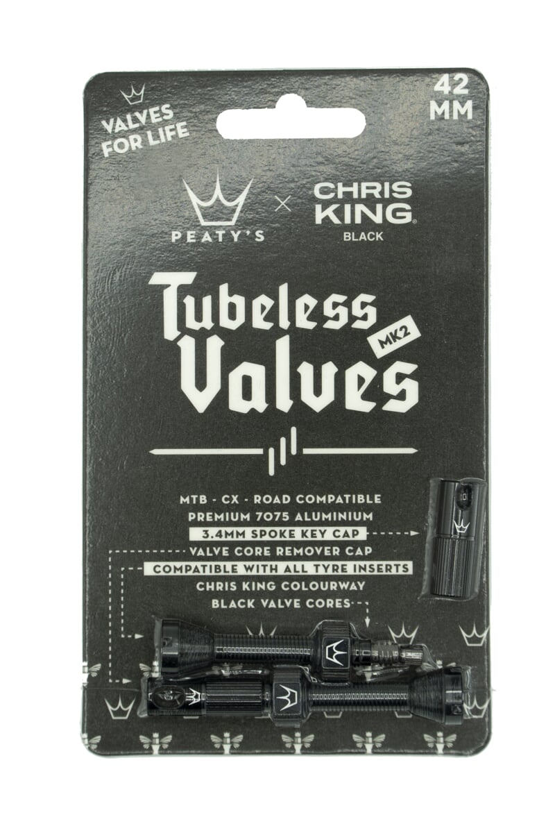 Wentyle Tubeless PEATY'S x Chris King Black 42mm - obrazek 2