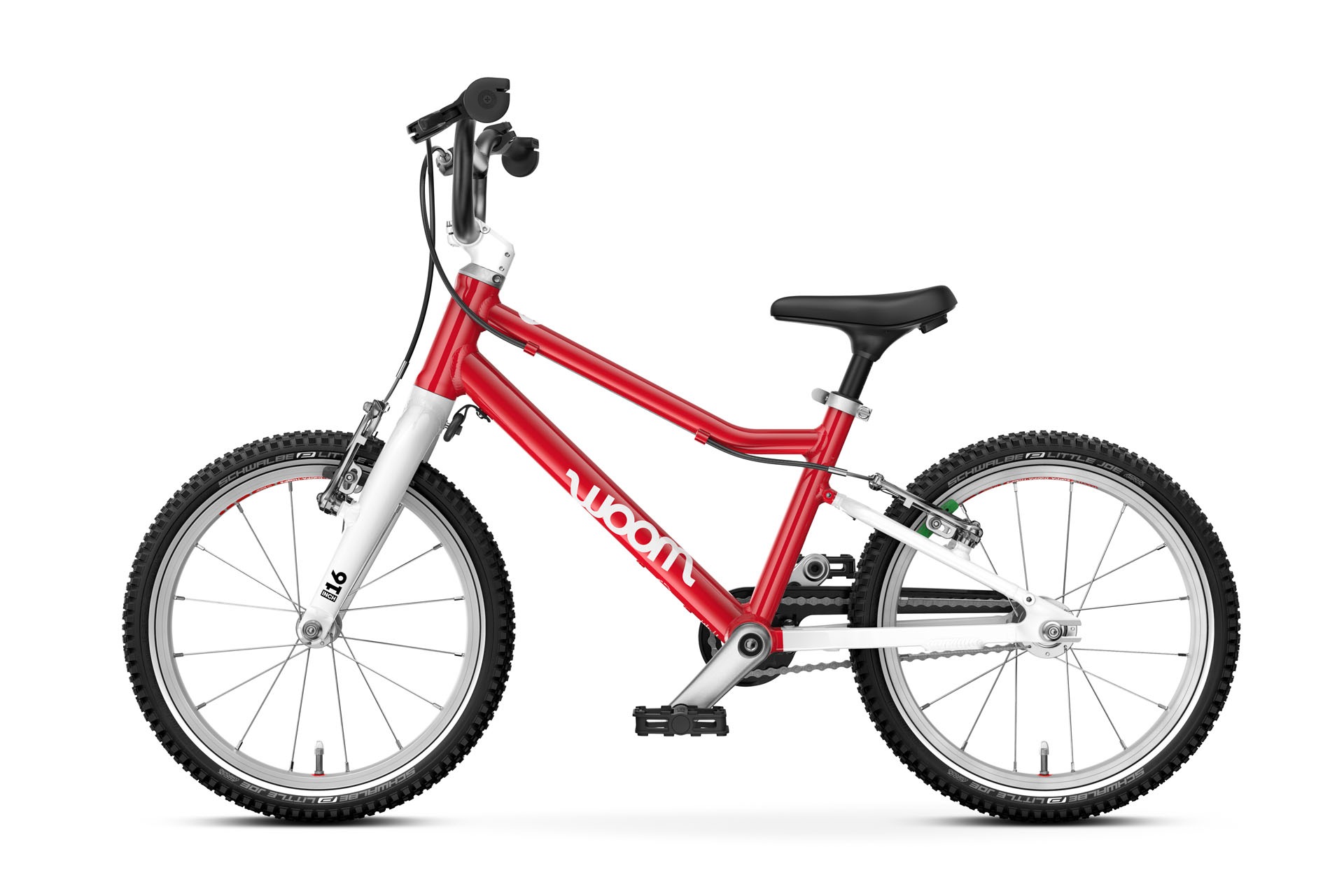 Rower woom GO 3 Red 16'' - obrazek 2