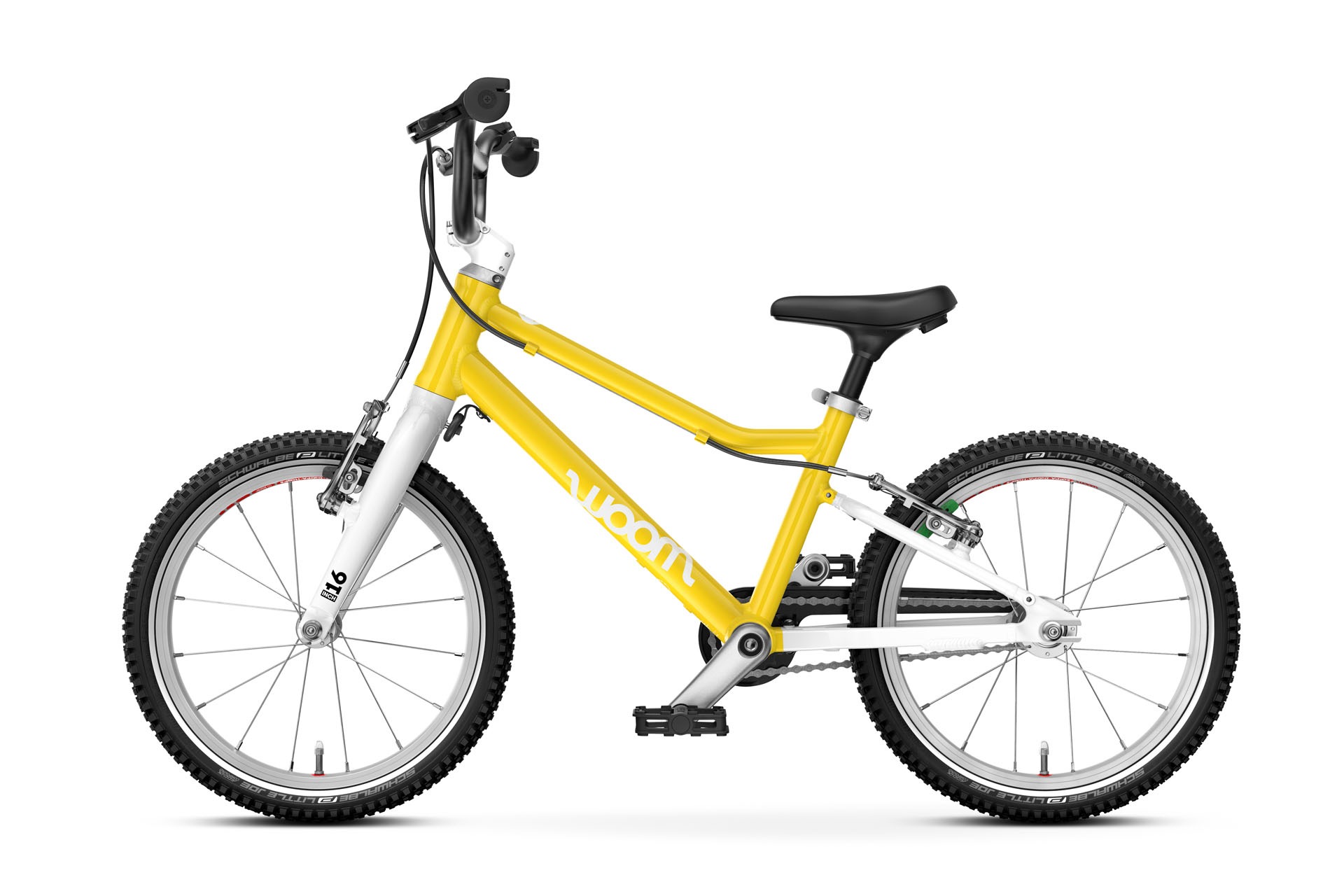 Rower woom GO 3 Vibrant Yellow 16'' - obrazek 2