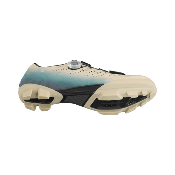 Buty Gravel SHIMANO SH-RX600 Beige/Blue - obrazek 4